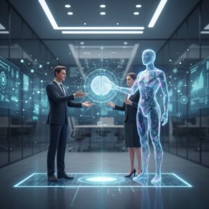 Liderança de Equipes Híbridas: Humanos e IA em Harmonia