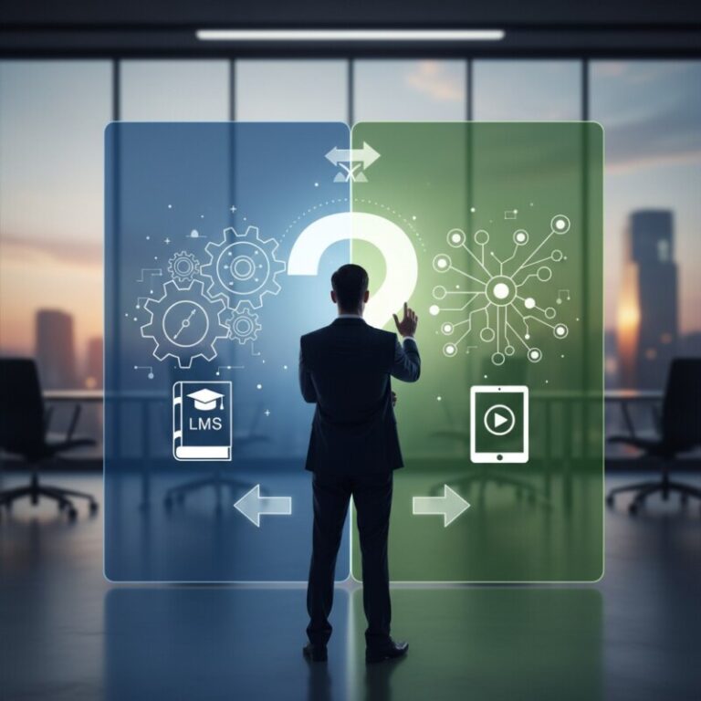 Plataformas LXP vs. LMS: qual escolher e quando integrar