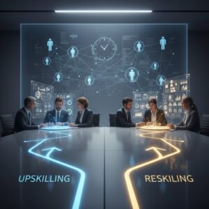 Upskilling vs Reskilling: preparando sua equipe para o futuro
