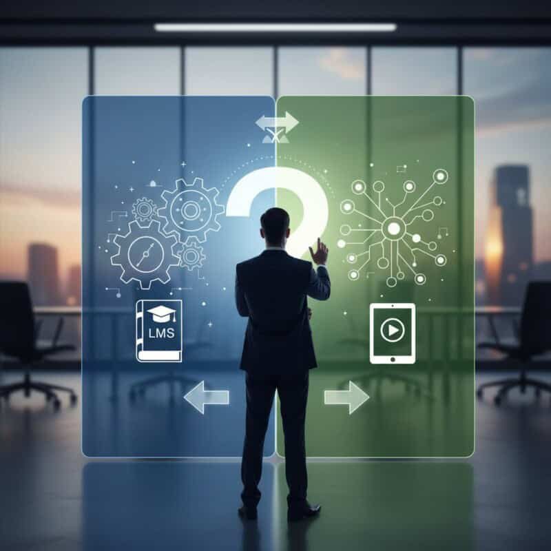Plataformas LXP vs. LMS: qual escolher e quando integrar