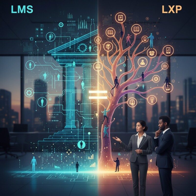 LXP vs LMS: comparativo prático e casos de uso