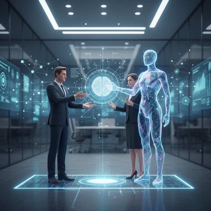 Liderança de Equipes Híbridas: Humanos e IA em Harmonia