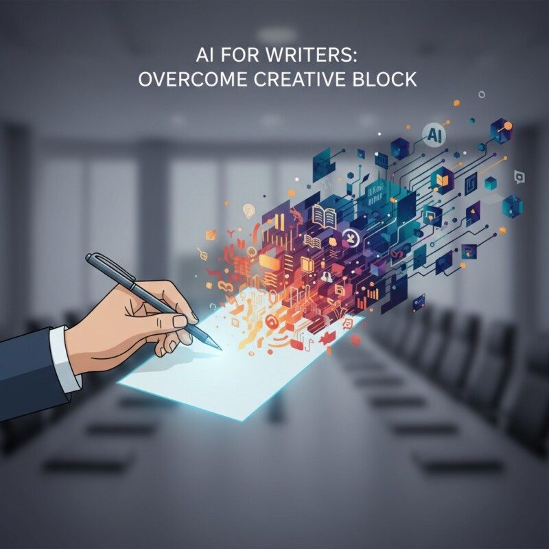 IA para Escritores: Supere o Bloqueio Criativo